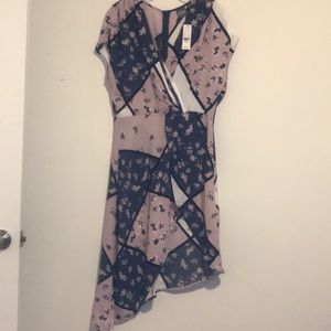 NY&C faux wrap blouse
